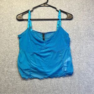 Asos ASYOU Mesh Cami Top Cropped New‎ Blue size 10